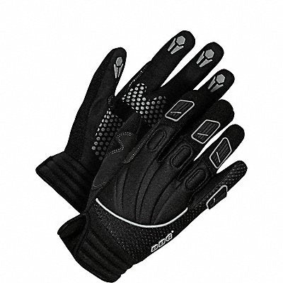 Mechanics Gloves Black Slip-On XS