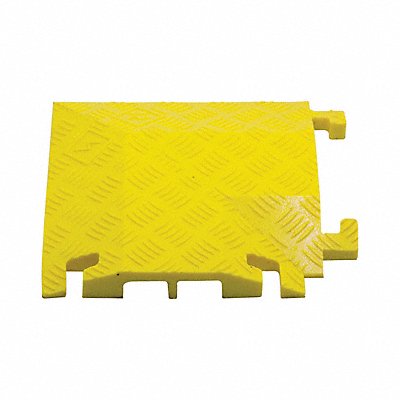 Cable Protector 2Channel 11-3/4 W Yellow