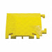 Cable Protector 2Channel 11-3/4 W Yellow