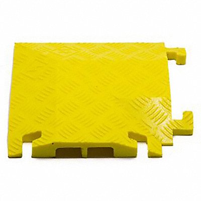 Cable Protector 2Channel 11-3/4 W Yellow