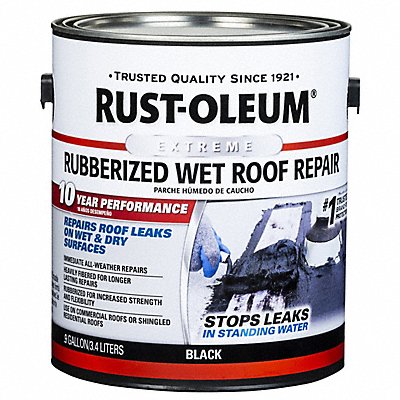 Wet Roof Repair Asphalt Black 0.9 gal