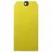 Blank Shipping Tag Paper Yellow PK1000