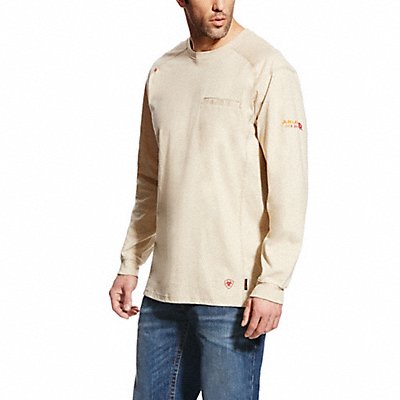 FR Crew Longsleeve Tee Tan 4XL