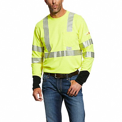 FR Hi-Vis Longsleeve Tee Yellow 3XL