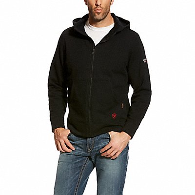 K4826 FR Full Zip Hoodie Men s 4XL Black Reg