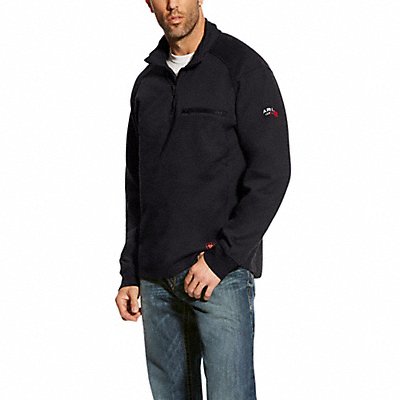 K4829 FR 1/4 Zip Men s S Black Regular