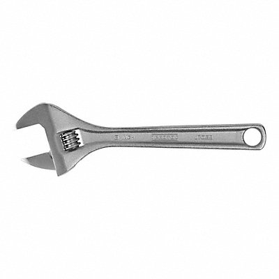 Adjustable Wrench Alloy Steel 8.14 in L