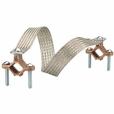 Copper Clamps 0.27 Hole Dia 18 Overall L