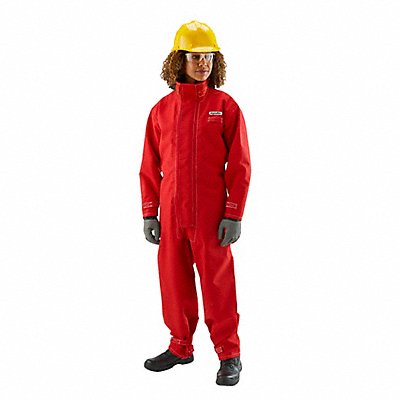 K3043 Coverall M Red Polyester