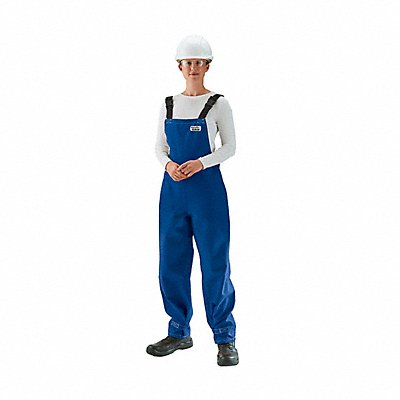 K3045 Breathable Blue Bibbed Poly Overall 4XL