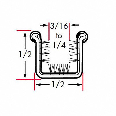 Edge Grip Seal Window Channel 6 ft Rigid