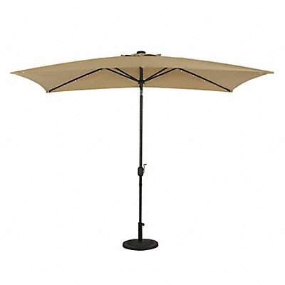 RECTANGLE UMBRELLA W/ LED BULB LIGHTS