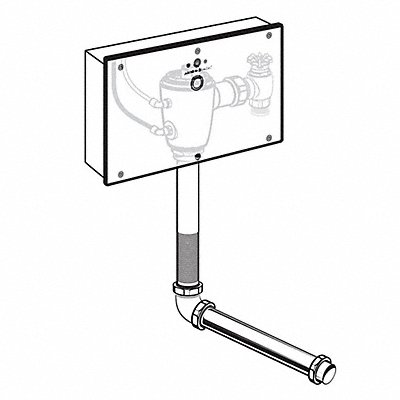 Concealed Toilet Flush Valve