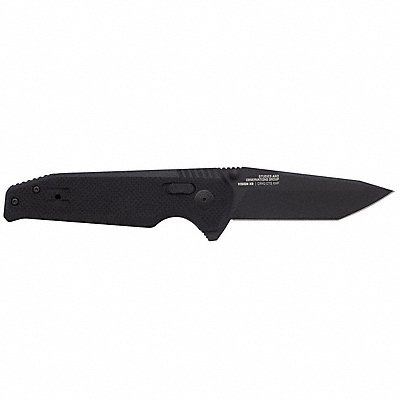 Folding Knives Black Steel Straight