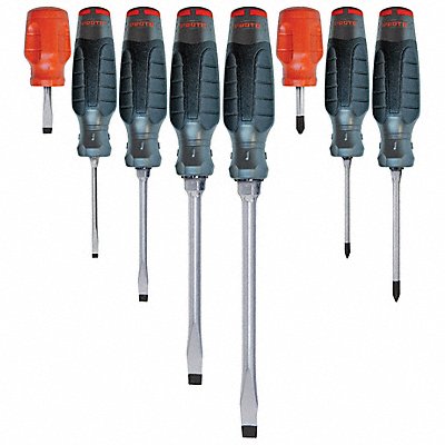 Screwdriver Sets Cushion Grip 8 Pieces