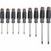 Screwdriver Sets Cushion Grip 9 Pieces