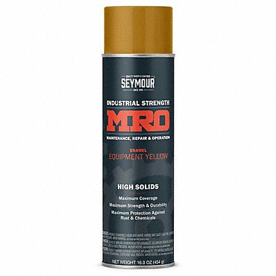 Spray Paint New Equipmt Yellow 16oz.