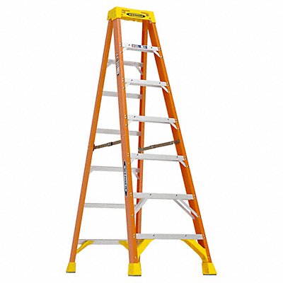 Stepladder Fiberglass 7 ft H 300 lb Cap