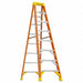 Stepladder Fiberglass 8 ft H 300 lb Cap