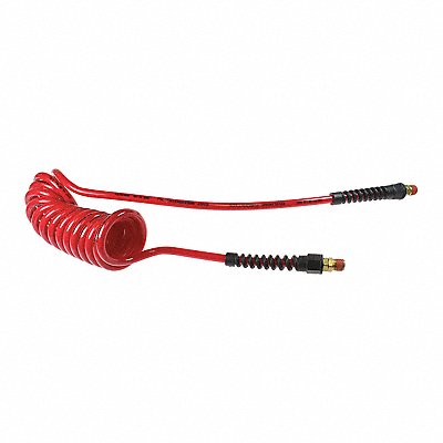 Flexcoil 3/8 ID x 15ft 3/8 MPT Swvl Red