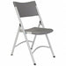 Folding Chair Plastic Charcoal PK4