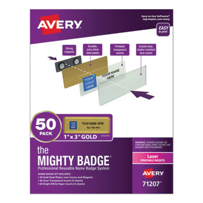 BADGE,KIT,50/PK,GD