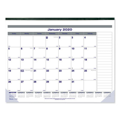 DESK PAD,MONTHLY,WH