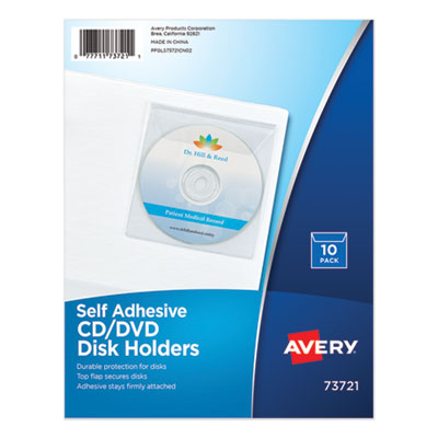 HOLDER,CD/DVD ADHSVE,CLR