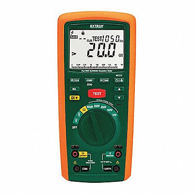 Insulation Tester 500 to 5000V DC LCD