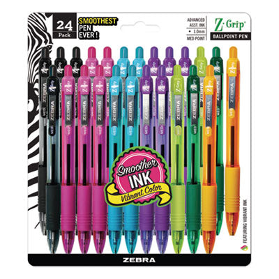 PEN,Z-GRIP,RTBPT,24PK,AST