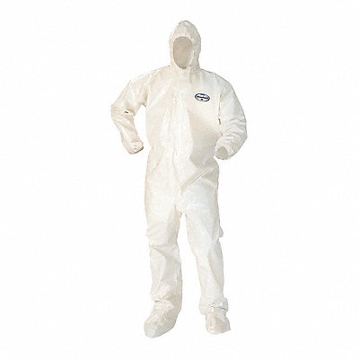 Coverall L Wht KleenGuard A80 PK12