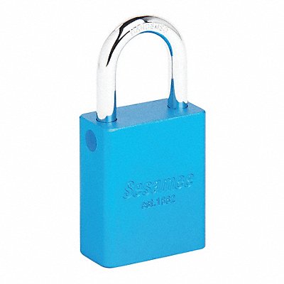 Alum Safety Lockout Padlock KA Blue