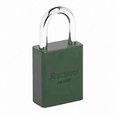 Alum Safety Lockout Padlock KA Green