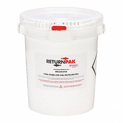 COD Vial Disposal Pail 5 gal.