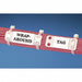 Marker Plate 2.5 x0.75 White PK100