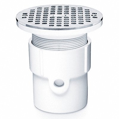 Adjustable PVC Drain 3 - 4 5 SS Grate