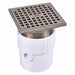 Adj PVC Drain 3 or 4 5 Nickel Sq St