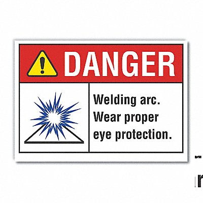 Danger Sign 10in x 14in Non-PVC Polymer