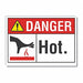 Hot Surface Danger Rflctv Labl 3.5inx5in