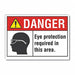 Danger Sign 10in x 14in Non-PVC Polymer