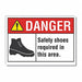 Danger Sign 7 in x 10 in Non-PVC Polymer