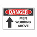 Danger Sign 10in x 14in Non-PVC Polymer