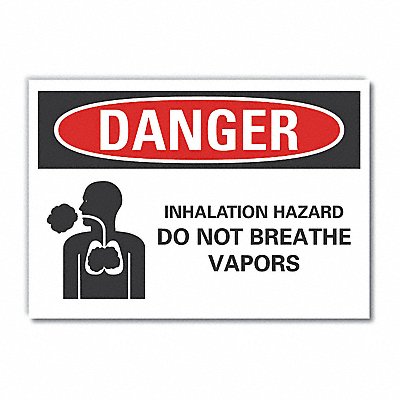 Danger Sign 10in x 14in Non-PVC Polymer