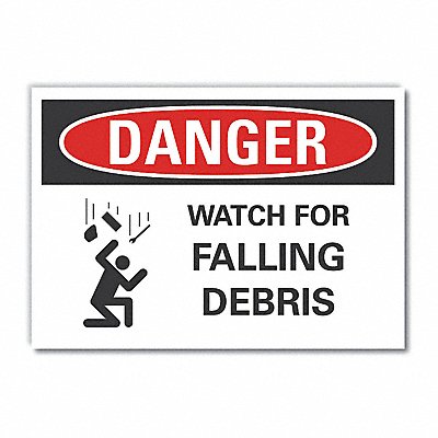 Danger Sign 7 in x 10 in Non-PVC Polymer
