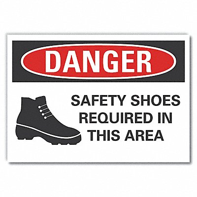 Danger Sign 10in x 14in Non-PVC Polymer