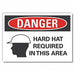 Danger Sign 10in x 14in Non-PVC Polymer