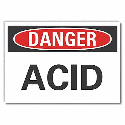 Danger Sign 10in x 14in Non-PVC Polymer