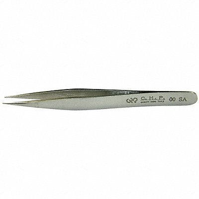 Fine Point Tweezer Strong Flat Tip 120mm