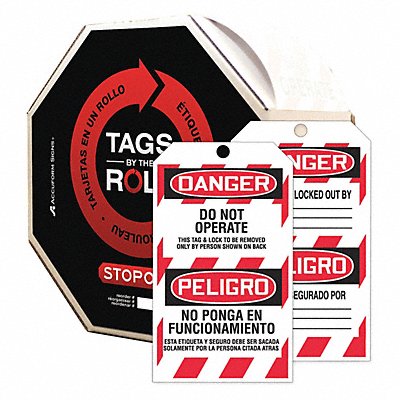 Danger Tags 6-5/8 Hx3 W PK100