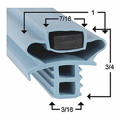 Door Gasket 12-5/16 x 24-7/8 